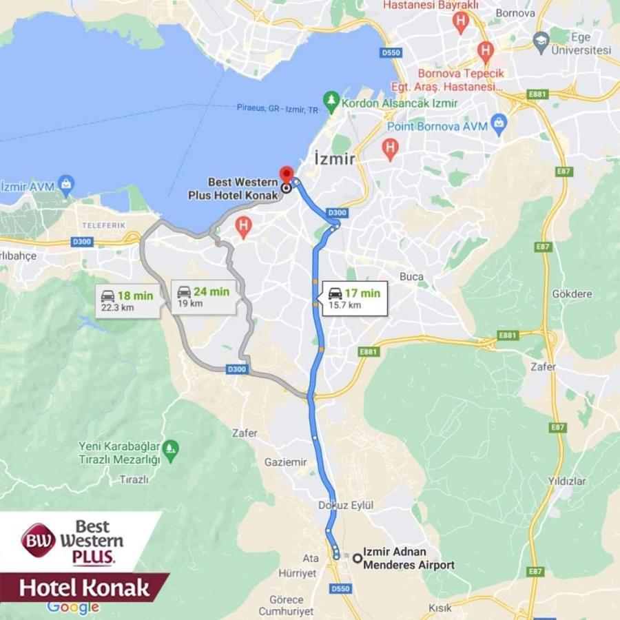 Best Western Plus Hotel Konak Esmirna Exterior foto